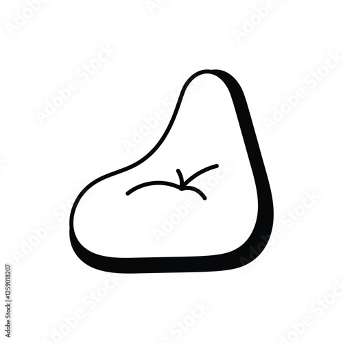 Pouf vector icon