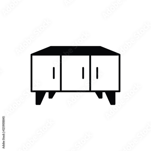 Console Table vector icon