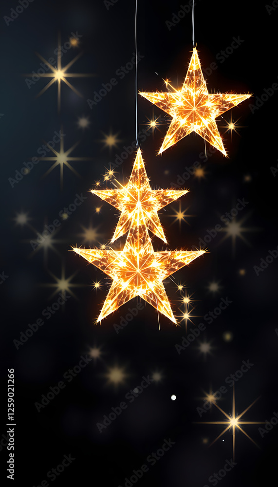 Set of sparkling stars on transparent background. Glow effect. Christmas concept. Festive lights. PNG image, angled photoshot. with white shades Set of sparkling stars on transparent background. Glow effect. Christmas concept. Festive lights. PNG image, angled photoshot. with white shades