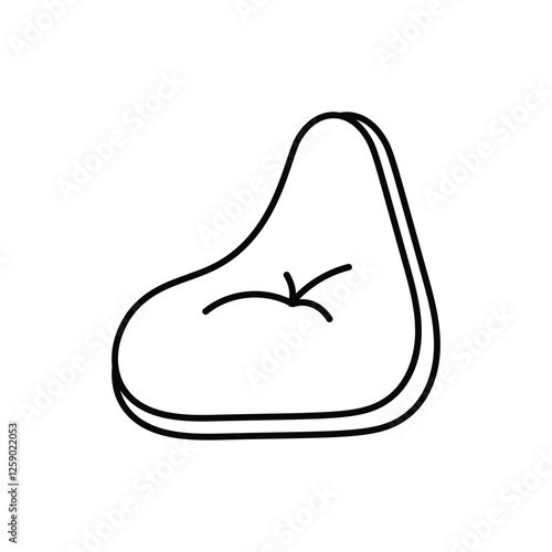 Pouf vector icon