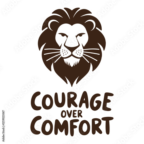 Courage Over Comfort T Shirt Design