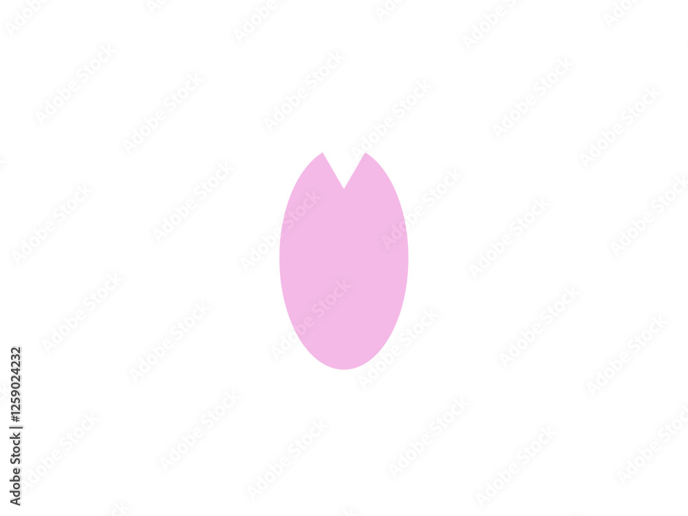 桜の花びらアイコン 桜の花びらアイコン