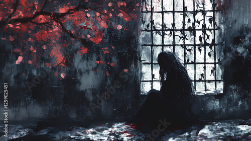 Solitary confinement. Banshee Choirs. Illustration