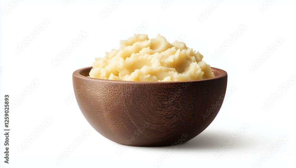 plate with mashed potatoes on a white background plate with mashed potatoes on a white background