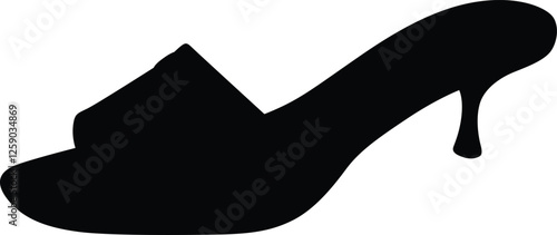 black  female high heel shoes