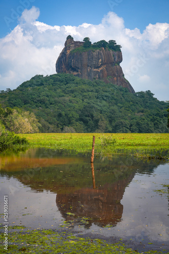 Sigiriya ancient fortress near Dambulla, Sri Lanka. Sigiriya is an UNESCO World Heritage Site.