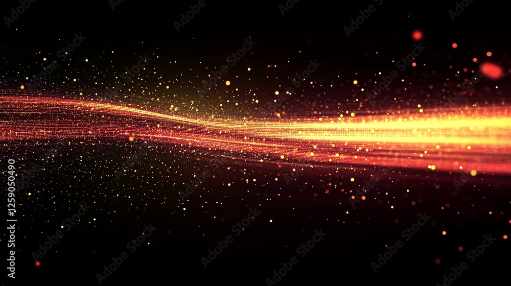Fototapeta premium abstract technology particles lines mesh background 