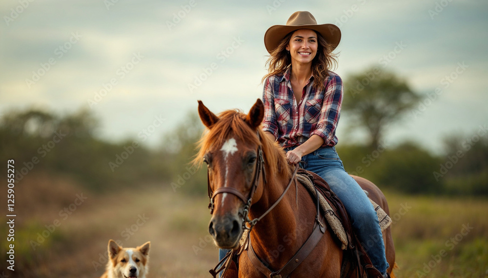 a beautiful country girl riding a horse a beautiful country girl riding a horse