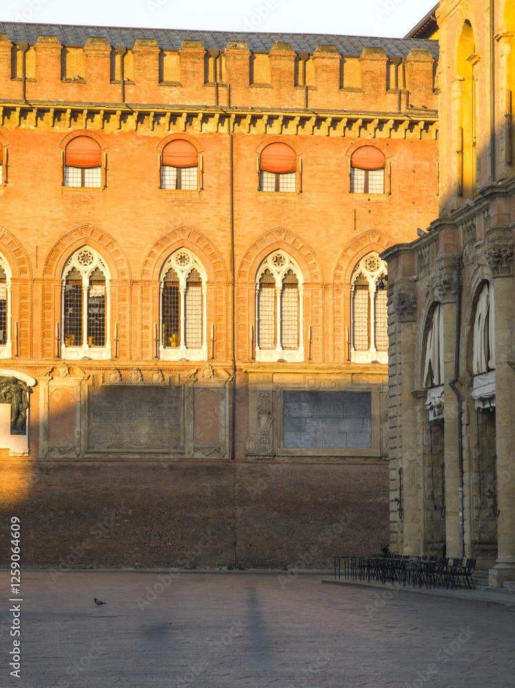 Fototapeta premium Panorama of Bologna city center, Italy