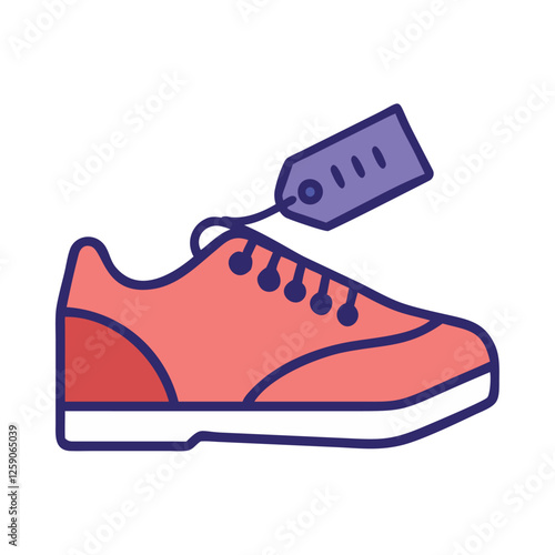 Shoe fashion price icon