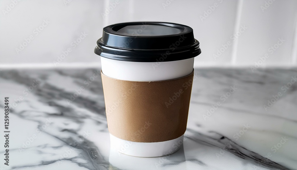 Mockup de Vaso de Café para Llevar con Diseño Editable Mockup de Vaso de Café para Llevar con Diseño Editable