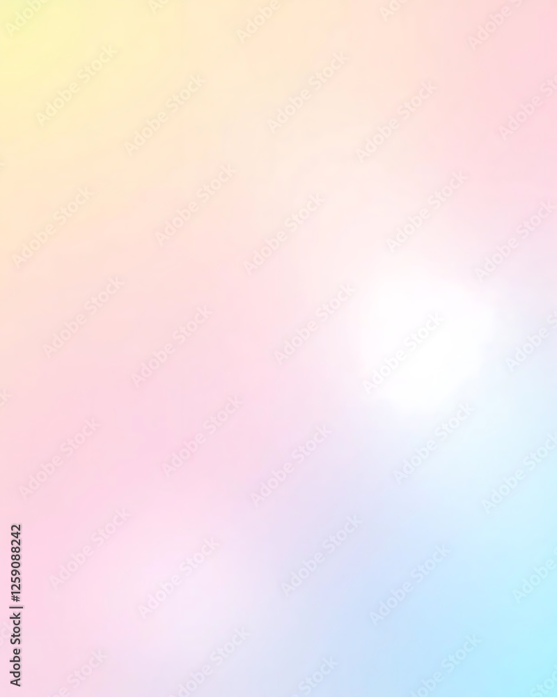 Abstract pastel background with blended hues of yellow, blue, and pink soft, colorful design Abstract pastel background with blended hues of yellow, blue, and pink soft, colorful design