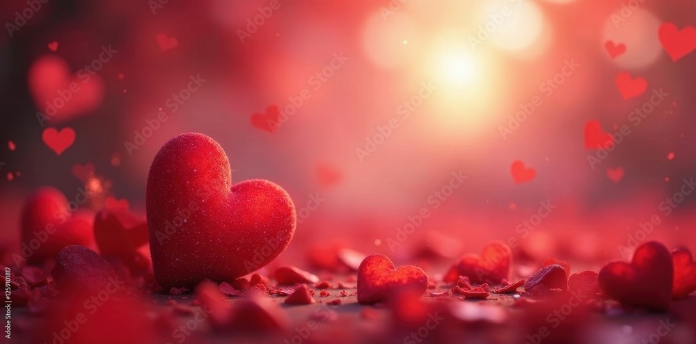 Clover shaped light leak, romantic Valentine backdrop , romantic, hearts Clover shaped light leak, romantic Valentine backdrop , romantic, hearts