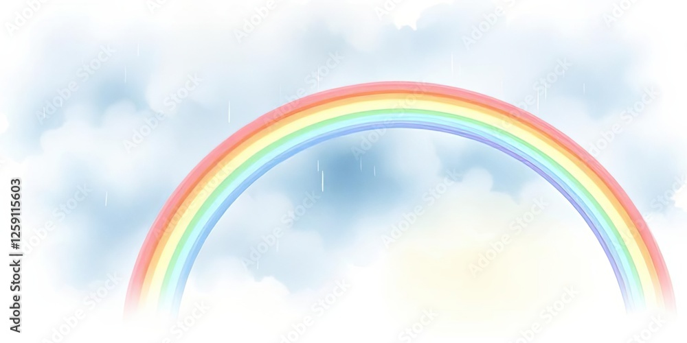 Pastel Rainbow Sky Hope Dreams Nature Weather Happiness Pastel Rainbow Sky Hope Dreams Nature Weather Happiness