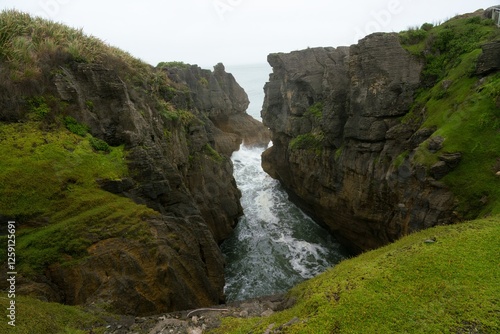 фотографія Coastal Landscape of the Pancake Rocks and Blowhole Walk – Scenic Seaside Views