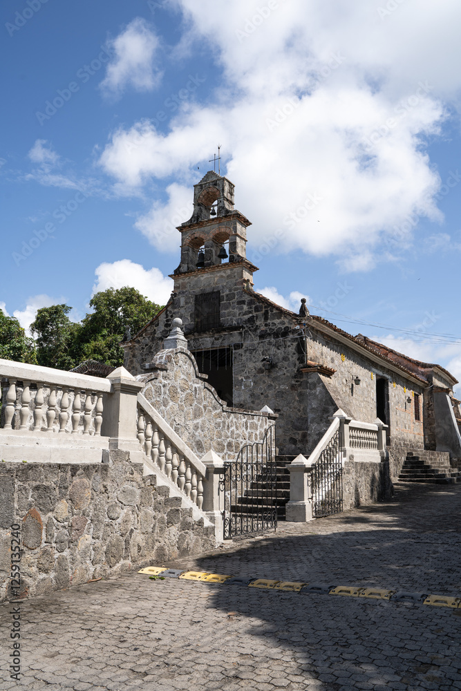 Fototapeta premium Historic Iglesia de Mariquita, Colombia – Colonial Stone Church vertical