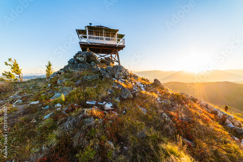 Golden Evening At Fire Lookout