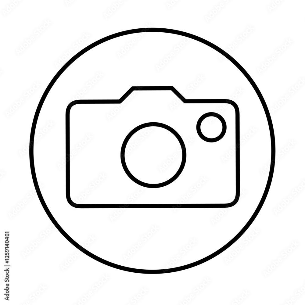 Camera photo icon vektor simple design illustration Camera photo icon vektor simple design illustration