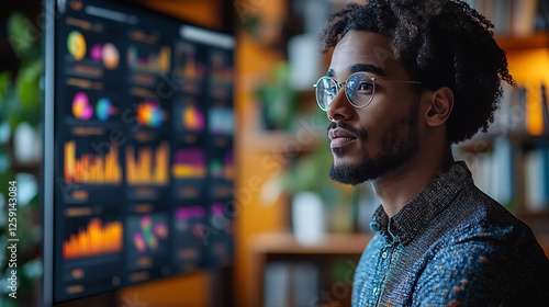 Webinars depicted an engaging online presentation showcasing virtual learning and informative sessions enhanced by dynamic visual aids