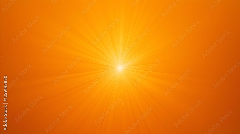 Radiant Orange Light Burst Radiant Orange Light Burst