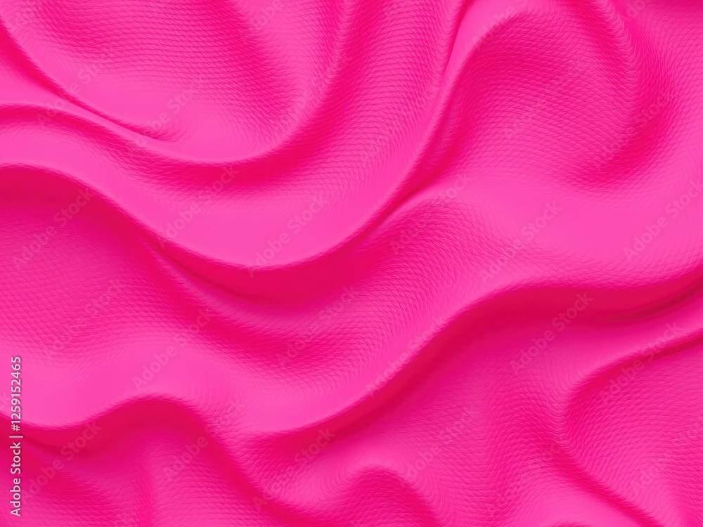 Obraz premium Pink Fabric Drape Background Texture