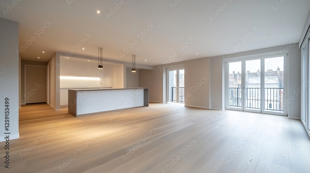Modern open space living room with sleek design and natural light showcasing stylish interior decor : Generative AI Modern open space living room with sleek design and natural light showcasing stylish interior decor : Generative AI