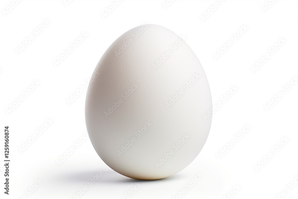 Single egg isolated on white background with clipping path Single egg isolated on white background with clipping path