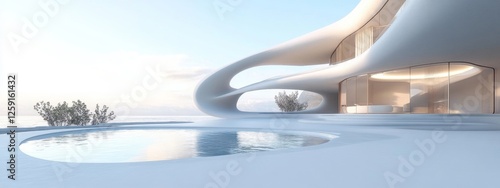 Coastal Modern Home with Pool and Dramatic Architecture