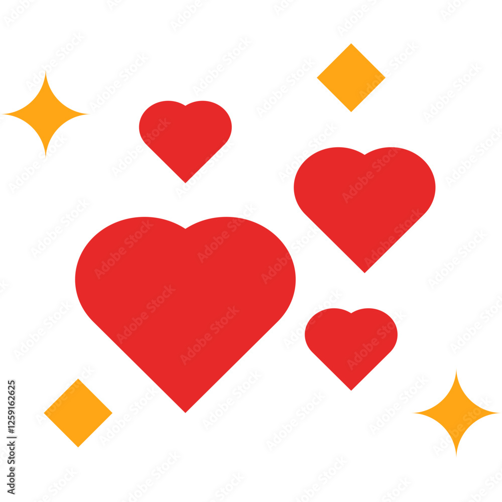 love sparcle decoration red and pink love sparcle decoration red and pink