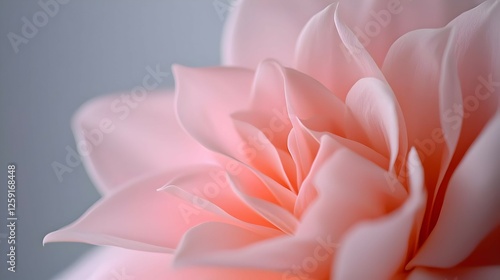 Close Up Of Delicate Pink Flower Petals