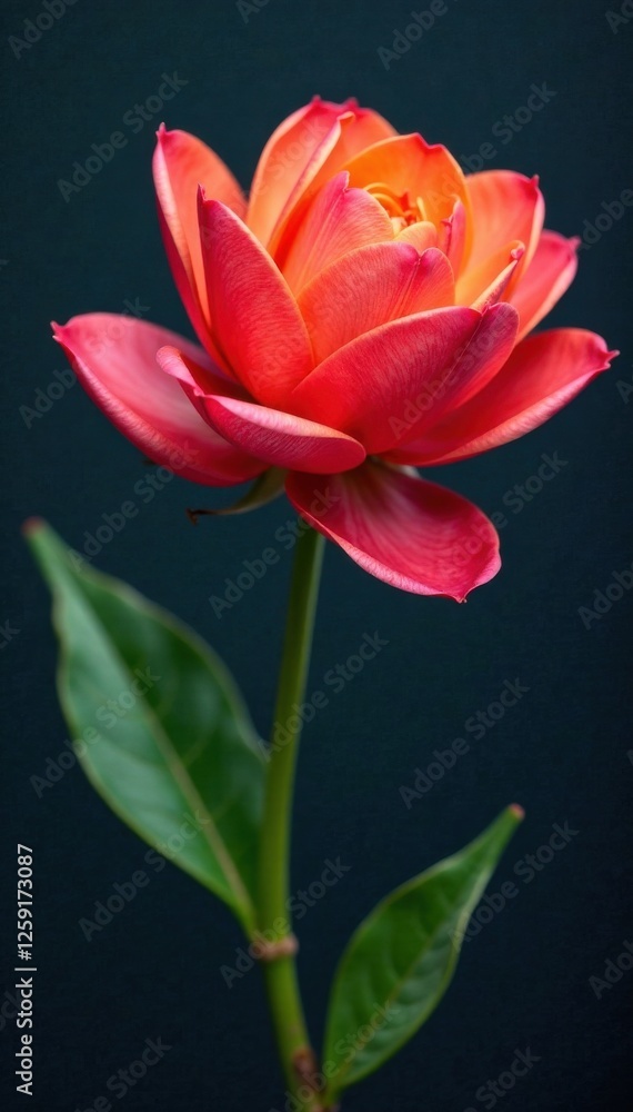 Fototapeta premium Vibrant petals unfolding from a cluster of stems , colorful, nature, bloom