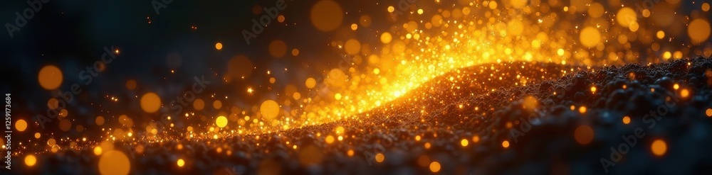 Vibrant yellow sparks exploding in a kaleidoscope of light, illuminating the dark canvas with an otherworldly glow , vivid colors, atmospheric scene Vibrant yellow sparks exploding in a kaleidoscope of light, illuminating the dark canvas with an otherworldly glow , vivid colors, atmospheric scene