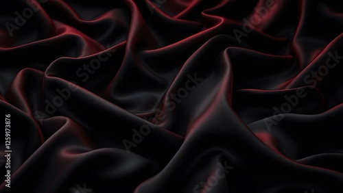 red satin background
