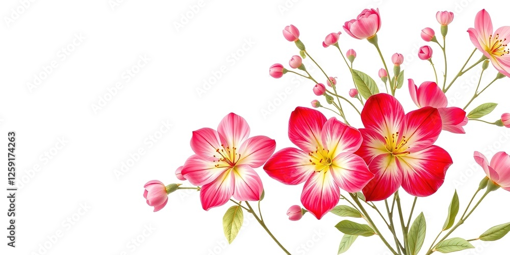 Obraz premium Spring's Symphony of Hues on Ethereal Canvas