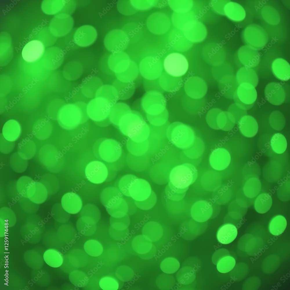 Obraz premium Shimmering Emerald Glitter with Bokeh