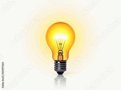 Creative Brainstorming - Lightbulb Ideas Burst