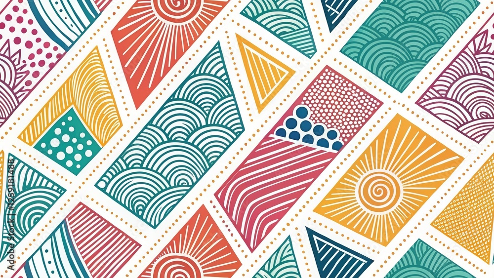 Abstract Line Art Backgrounds - Bold Colors Abstract Line Art Backgrounds - Bold Colors