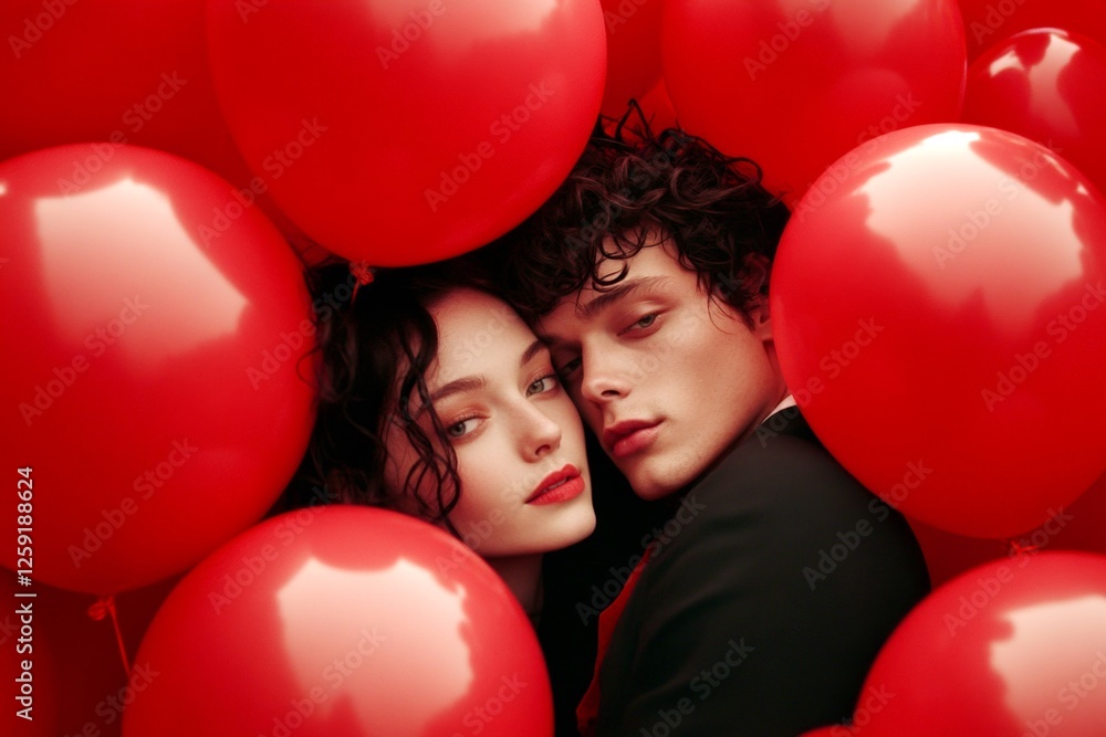 Sign of love and affection. Valentine's day, affectionate couple: dazzling dazzling, image of loving caucasian young couple. Commercial ad campaign creative. Forever love. Valentine's sale. Sign of love and affection. Valentine's day, affectionate couple: dazzling dazzling, image of loving caucasian young couple. Commercial ad campaign creative. Forever love. Valentine's sale.
