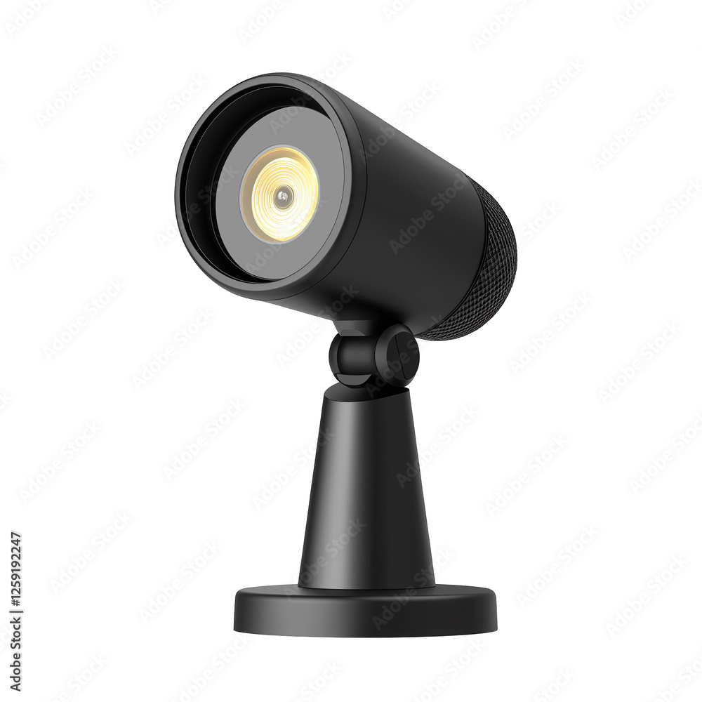 Modern Spotlight Camera with Microphone: High-Quality Recording Equipment Modern Spotlight Camera with Microphone: High-Quality Recording Equipment