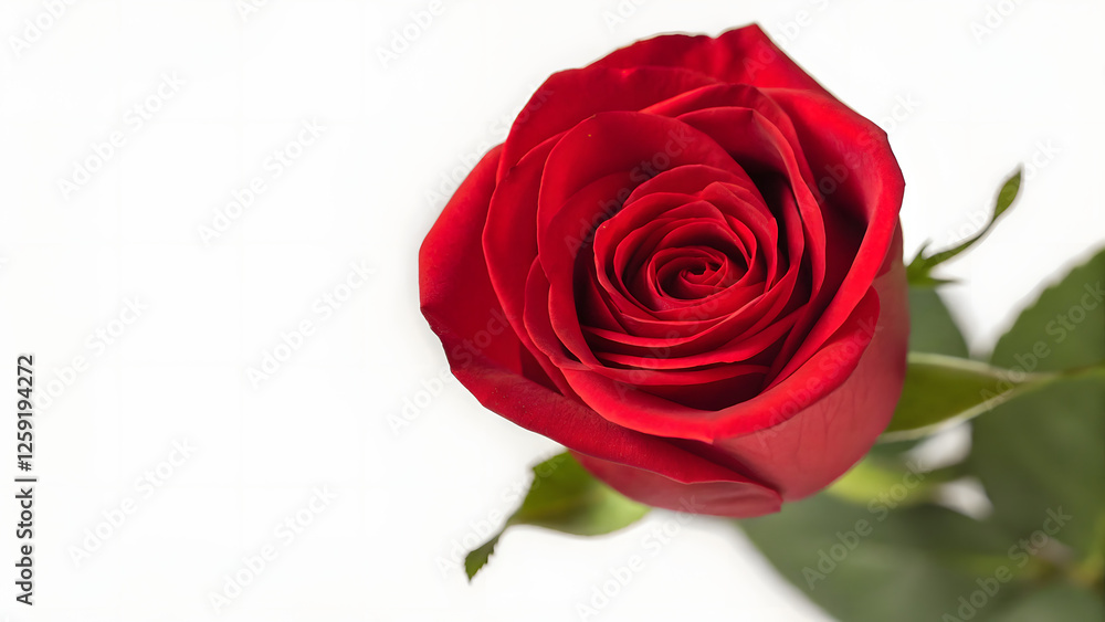 Valentine s red rose element set isolated Valentine s red rose element set isolated