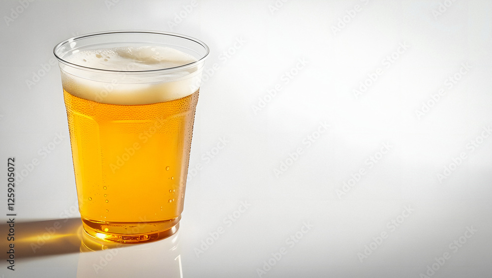Close up of the beer in glass isolate on white background Close up of the beer in glass isolate on white background