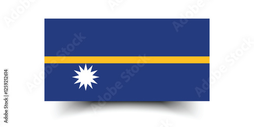 Free Download Flag of Nauru. Nauru flag official colors and proportion digital vector illustration - GFXLoad