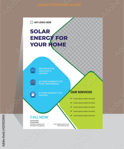 Eco-Friendly Solar Energy Flyer Design