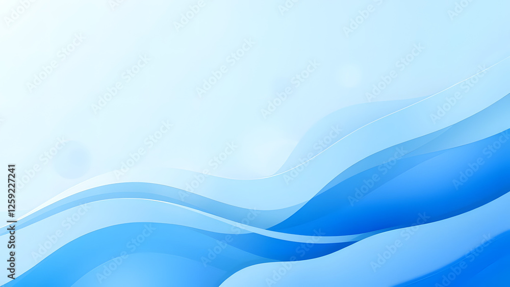 Futuristic blue wave background with abstract design and smooth curves Futuristic blue wave background with abstract design and smooth curves