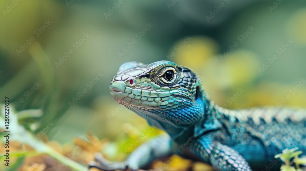 Brightly Colored Lizard Showcasing Nature's Diversity and Adaptation Brightly Colored Lizard Showcasing Nature's Diversity and Adaptation