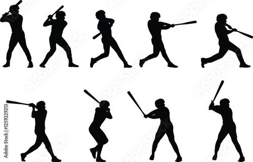 Baseball Player Silhouette