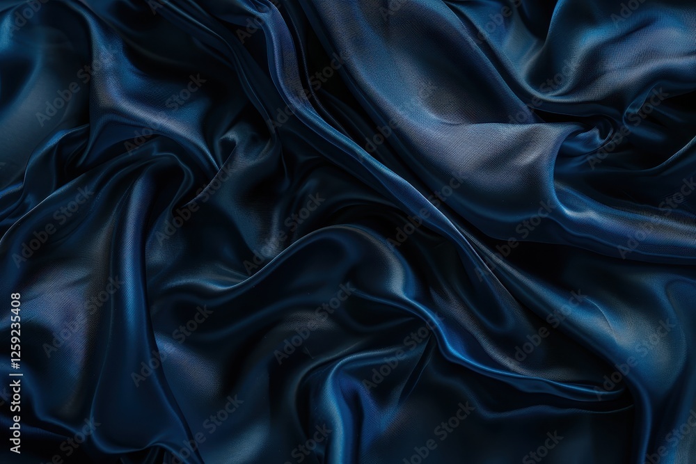 Fototapeta premium Dark Blue Surface Creating a Sense of Depth and Tranquility
