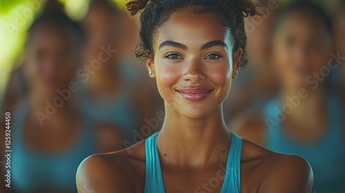 small class participates in engaging wellness session learning effective eye exercises like palming and focusing techniques promote relaxation and eye health.