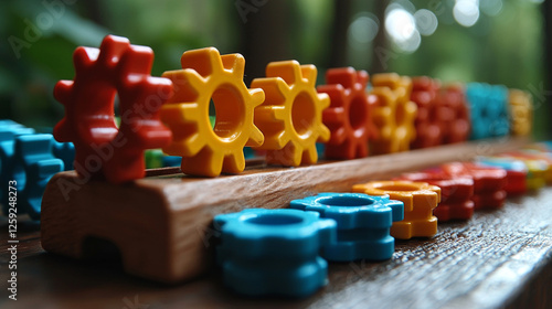 child developmental disabilities is enjoying close up therapy session focused on enhancing hand coordination skills. Colorful tools make learning fun and engaging.