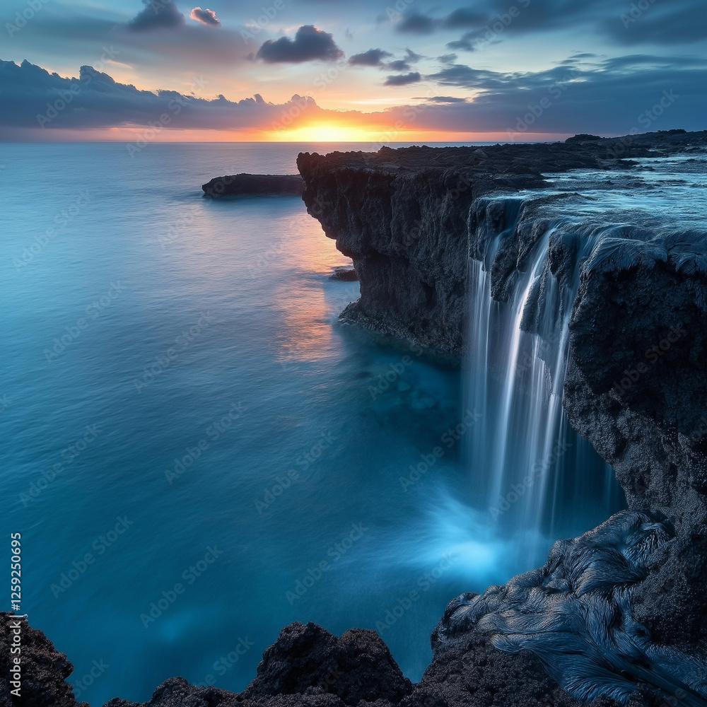 Obraz premium sunset over the sea